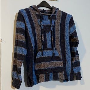 Blue / Black Drug Rug